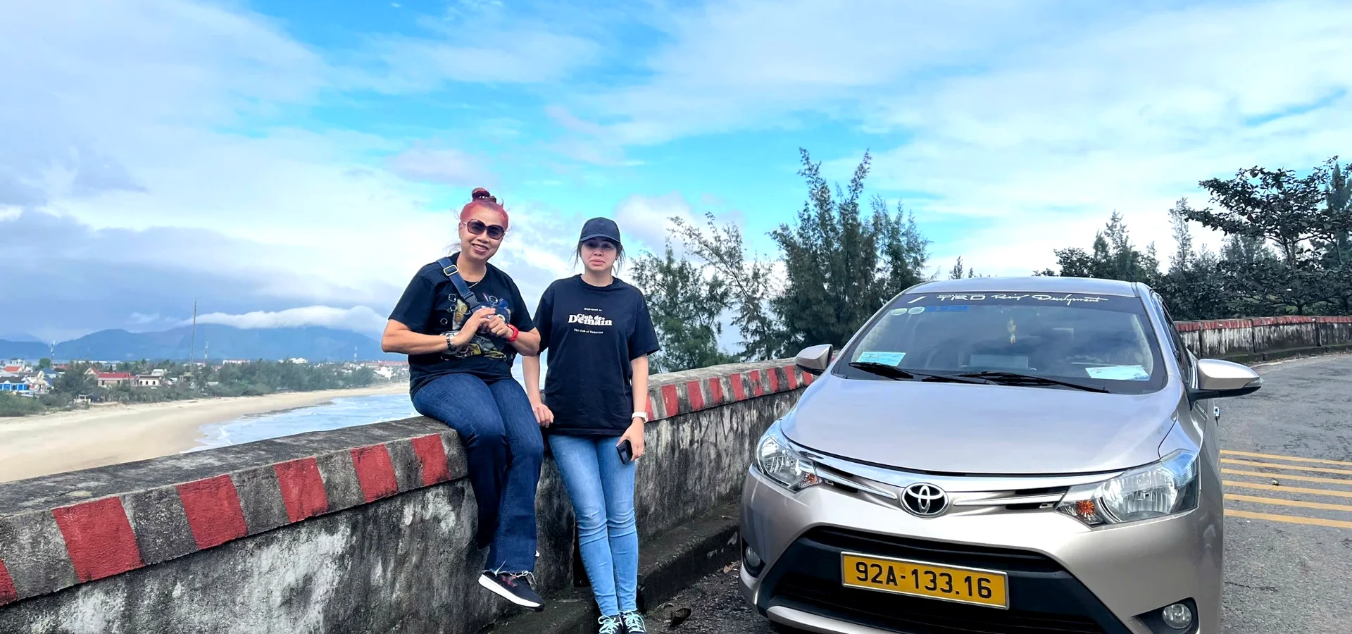 Private car from Hoi An to Da Nang and Hue via scenic coastal routes